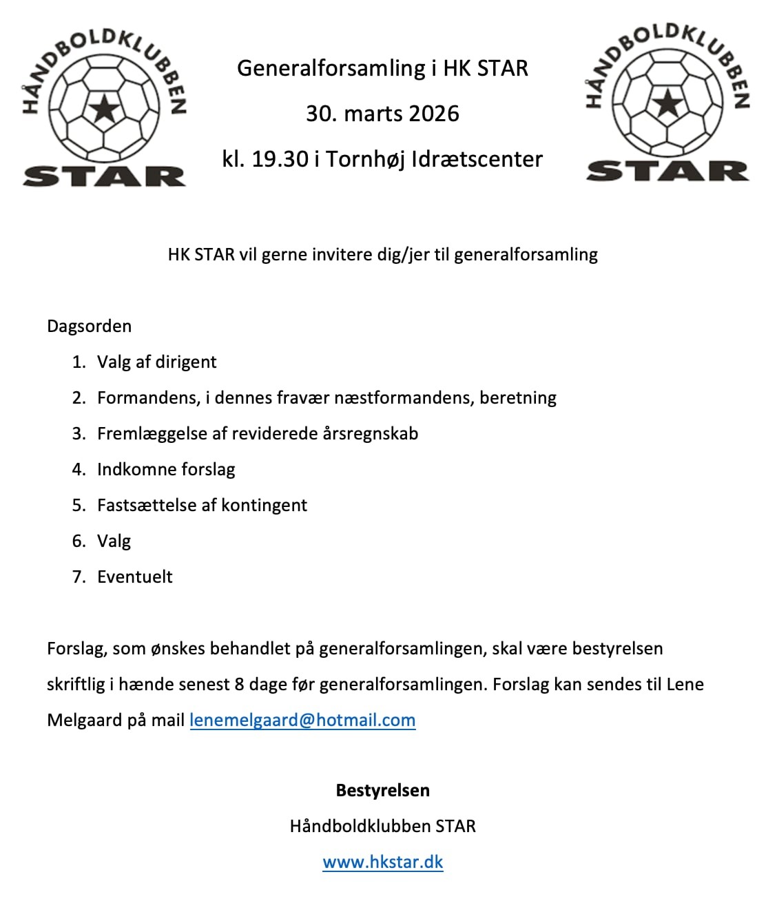 Generalforsamling 2026